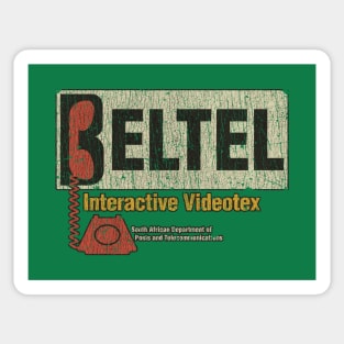 Beltel Interactive Videotex 1984 Sticker